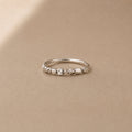 Emihle Ring handcrafted in solid 925 sterling silver featuring an organic pebble design by Ryã Atelier.