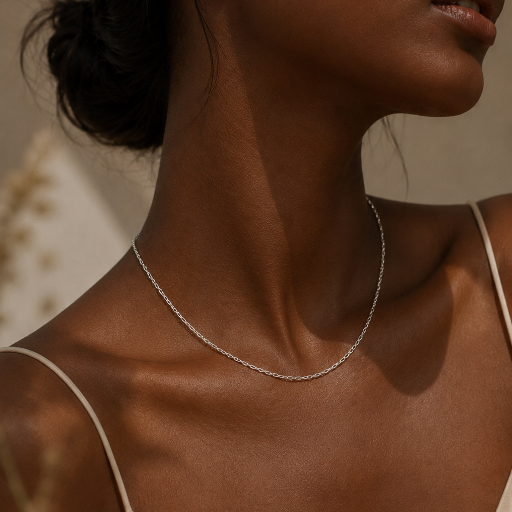 925 solid steroid silver belcher chain necklace