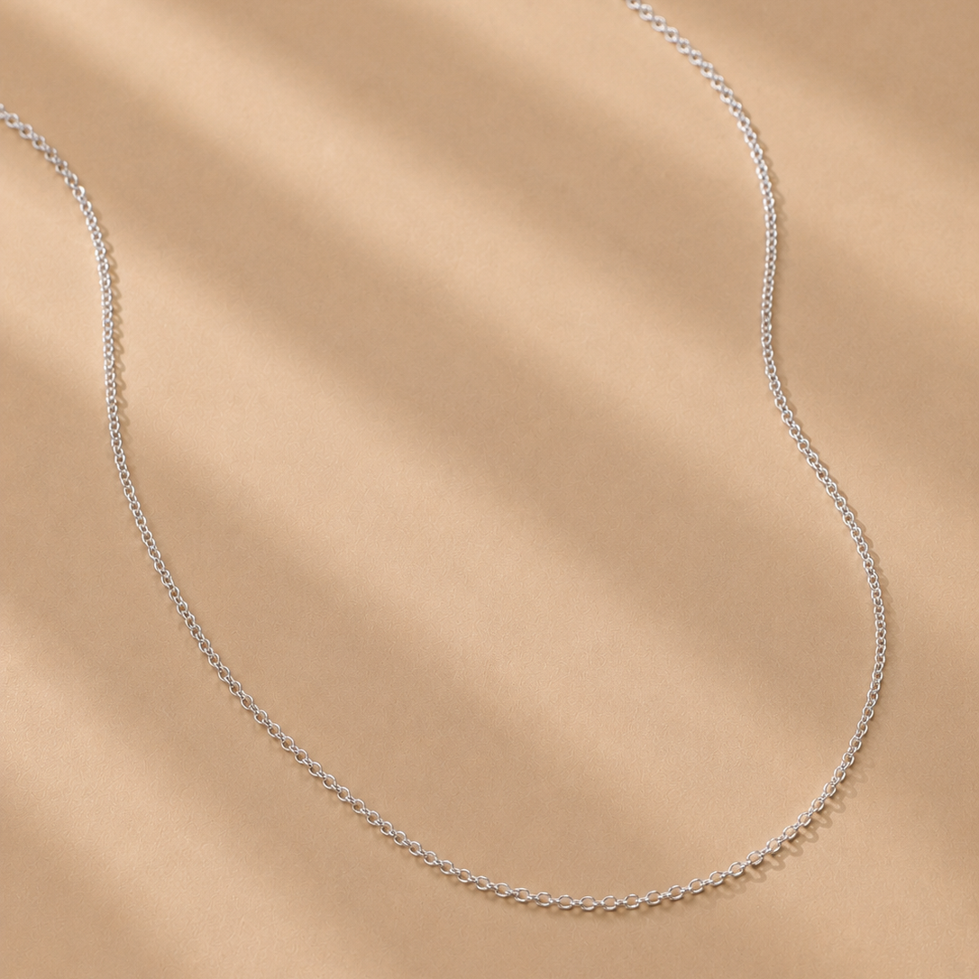 925 solid sterling silver belcher chain necklace